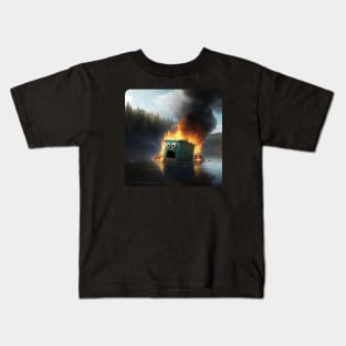 Nothing to see here, Everything's fine v2 (no text) Kids T-Shirt